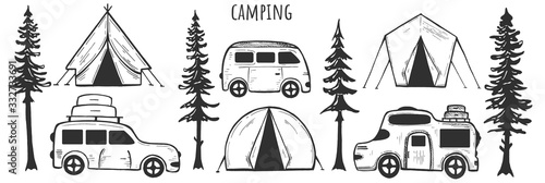 Scouting and camping outdoor set