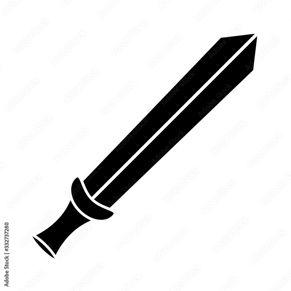 russian warrior simple icon sword russian warrior simple icon sword