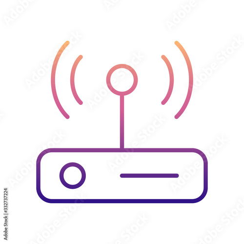 access point nolan icon. Simple thin line, outline vector of New Technologies icons for ui and ux, website or mobile application