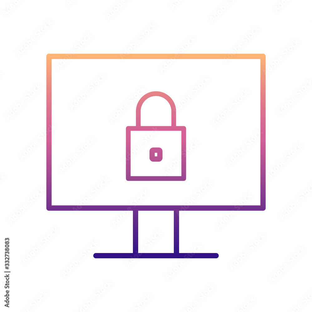 internet security nolan icon. Simple thin line, outline vector of New Technologies icons for ui and ux, website or mobile application internet security nolan icon. Simple thin line, outline vector of New Technologies icons for ui and ux, website or mobile application