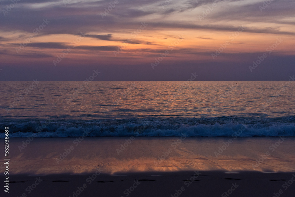Sunset at Long Beach on Koh Lanta, Thailand, Asia Sunset at Long Beach on Koh Lanta, Thailand, Asia