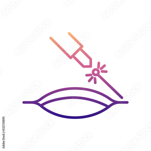 medicine laser nolan icon. Simple thin line, outline vector of New Technologies icons for ui and ux, website or mobile application