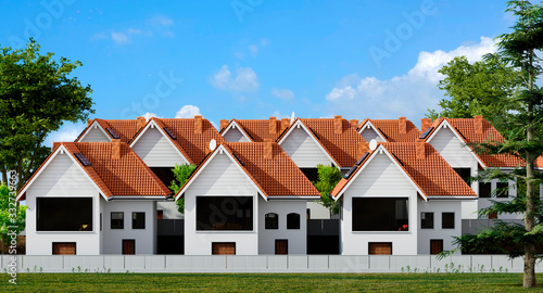 Wallpaper Mural Modern condominium house constructions. Torontodigital.ca