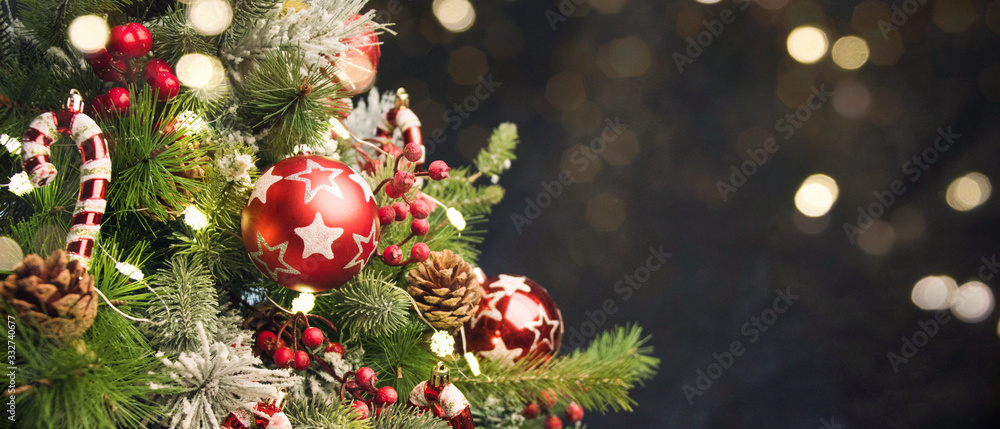 2020 Merry Christmas and New Year holidays background. Blurred bokeh background 2020 Merry Christmas and New Year holidays background. Blurred bokeh background