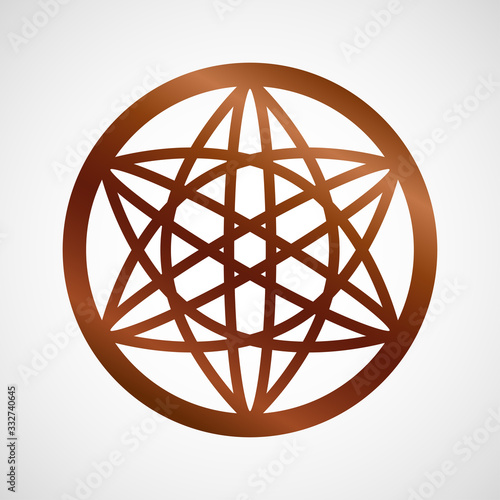 Vector coaster design for laser cut from wood, plywood or metal. Cutting wooden panel. Vector illustration isolated. Laser cut wood coasters. Geometric decorative designs. Cutout circle silhouette.
