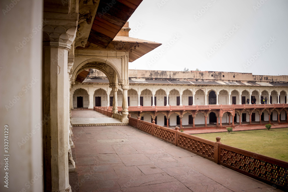 courtyard of the palace in india