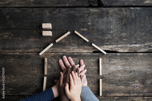 Family and adoption conceptual image