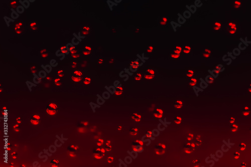 Red blood cells, red blood bubble background