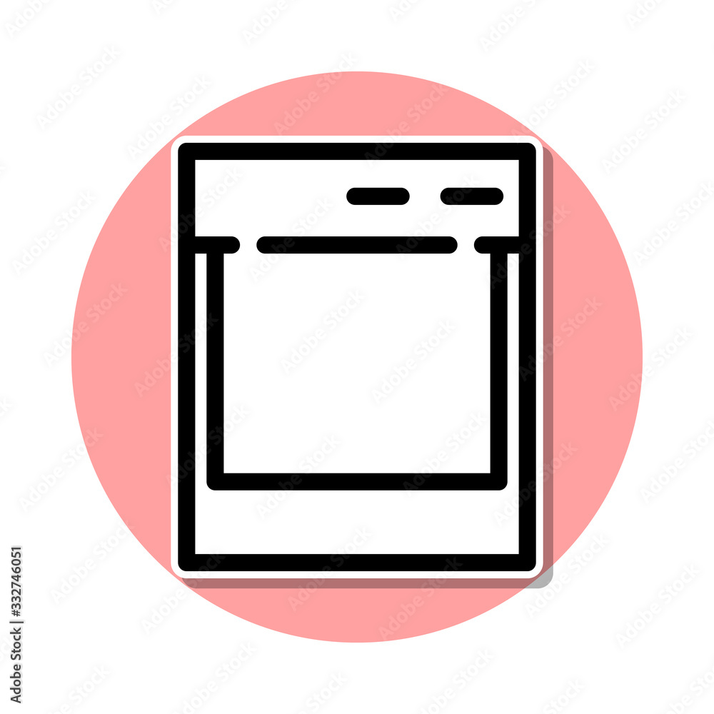 towing machine sticker icon. Simple thin line, outline vector of web icons for ui and ux, website or mobile application towing machine sticker icon. Simple thin line, outline vector of web icons for ui and ux, website or mobile application