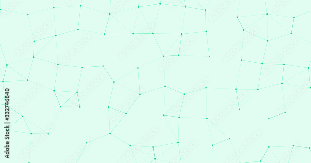 Network Mesh Procedural Art background illustration