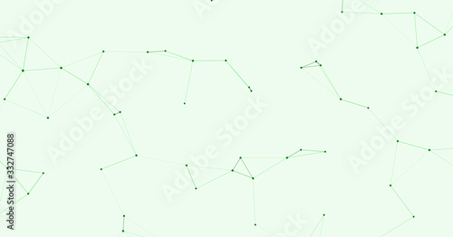 Network Mesh Procedural Art background illustration