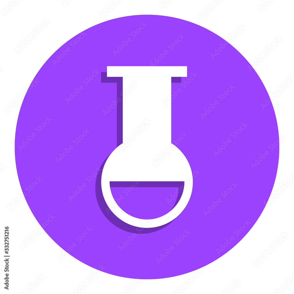 labaratory Tube badge icon. Simple glyph, flat vector of web icons for ui and ux, website or mobile application labaratory Tube badge icon. Simple glyph, flat vector of web icons for ui and ux, website or mobile application