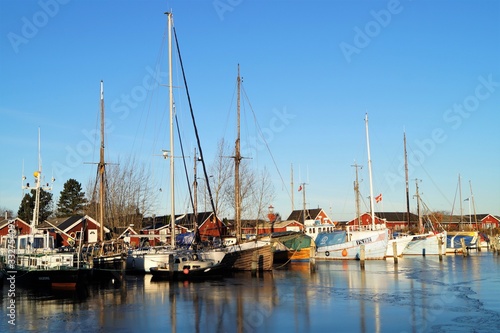 yachts in the harbor © Line