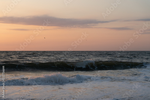 Dawn at the shore line