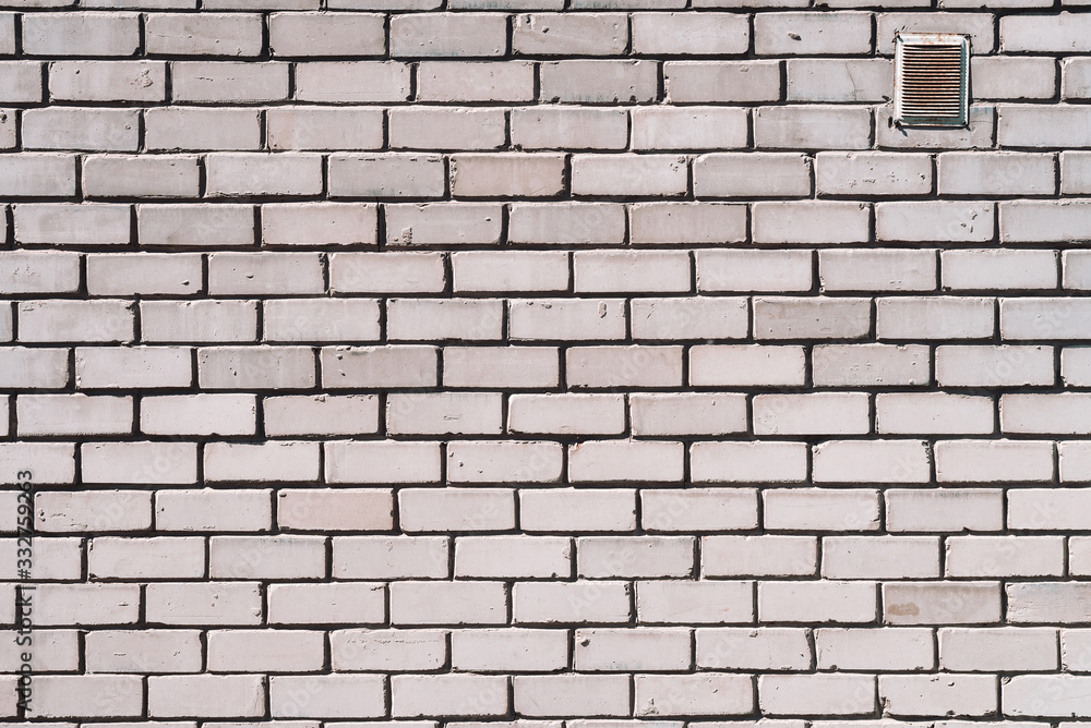 Old realistic brick wall made of white brick. White uneven brickwork. Old realistic brick wall made of white brick. White uneven brickwork.