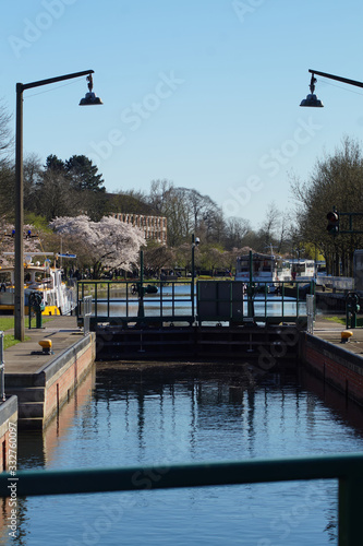 Ruhrschleuse in Mülheim an der Ruhr photo