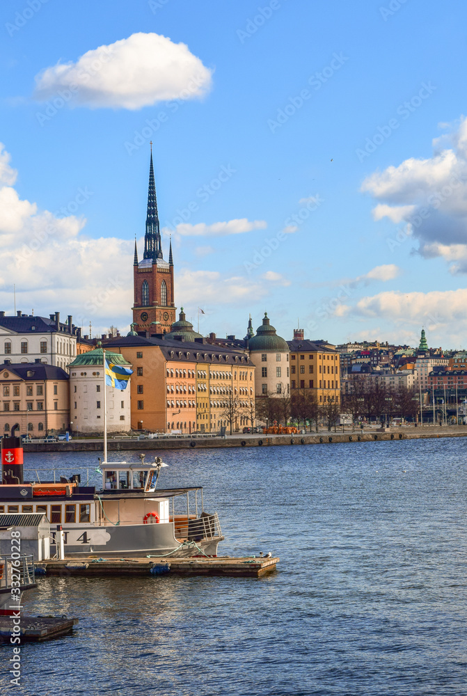 View of old town - Gamla Stan, Stockholm, Sweden