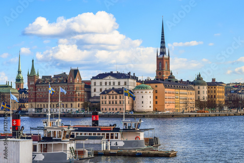 View of old town - Gamla Stan, Stockholm, Sweden