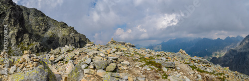 panorama of rocky mountains in summer © Krzysztof