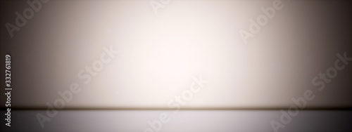 Bild auf Leinwand Concept or conceptual solid and rough white background of concrete floor and wall as a vintage pattern layout