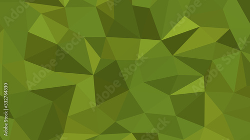 Abstract polygonal background, Olive Drab geometric vector