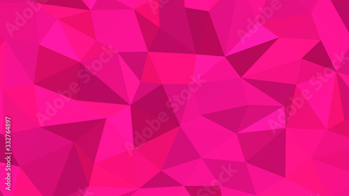 Abstract polygonal background, Deep Pink geometric vector