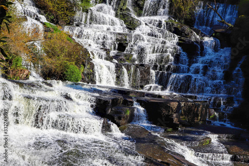 The beauty of the cascades found in the Caracol park in Canela in Rio Grande do Sul, Brazil.