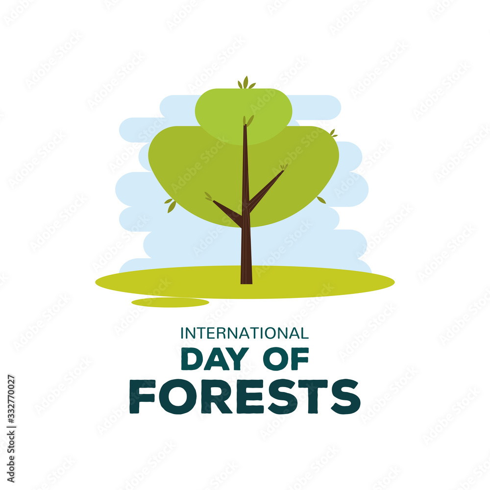 Obraz premium Forest day poster