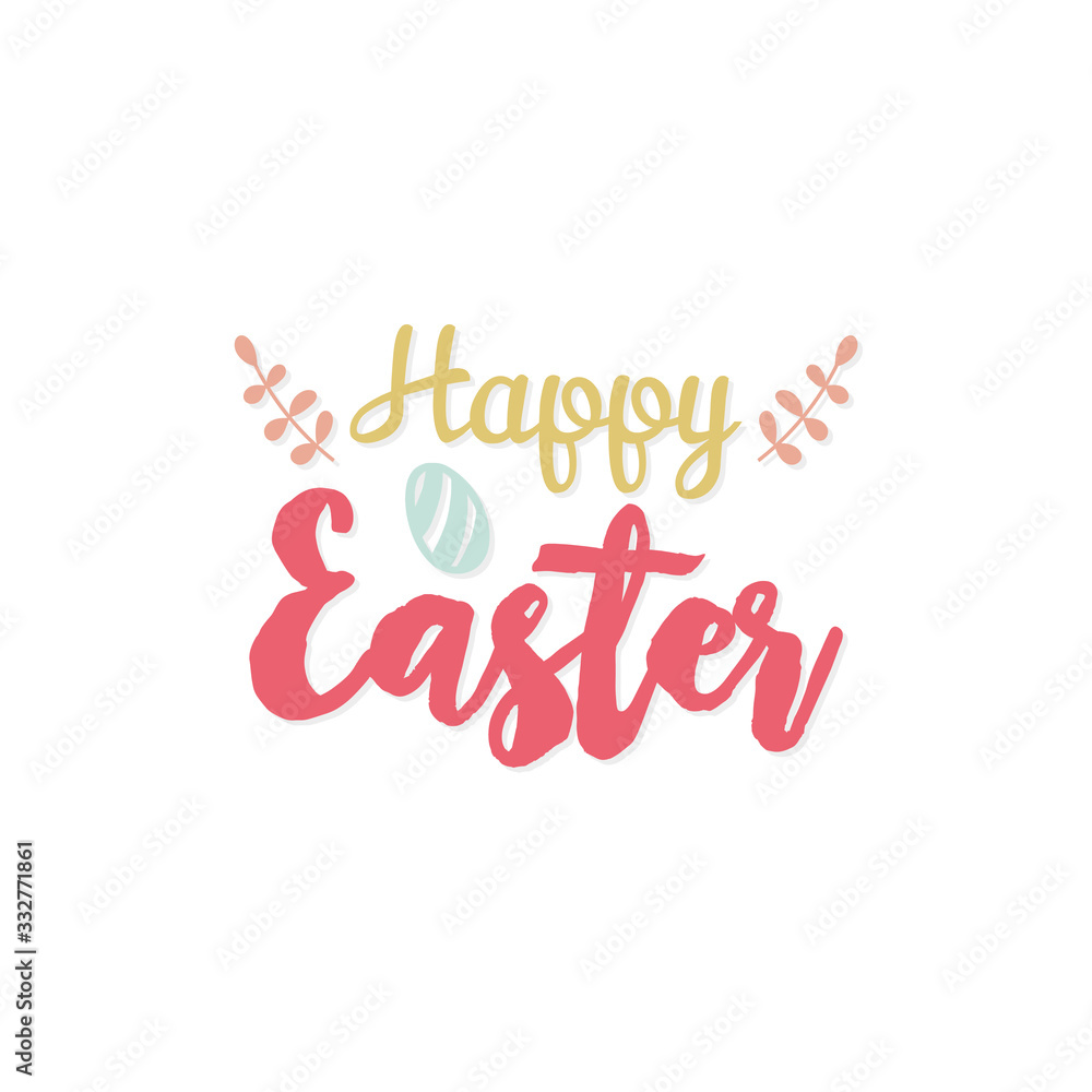 Happy easter day card