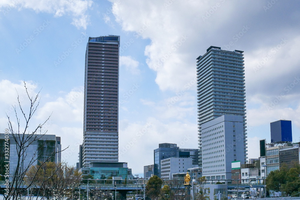 岐阜駅前の風景