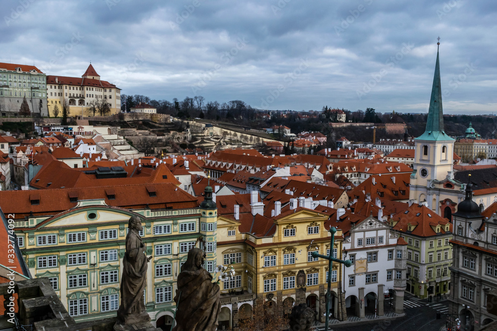 View on the old town of Prague, Czech Republic