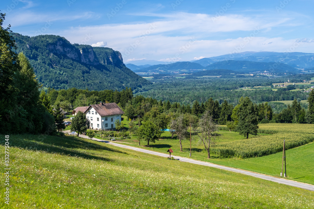 Alpine Scenery. Landscape of Carinthian Alps in Austria