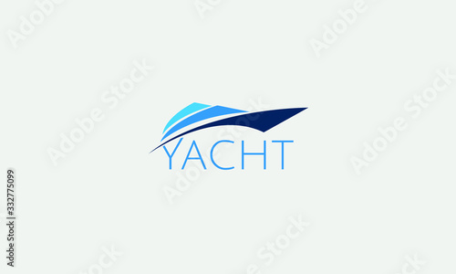 Modern YACHT logo design template