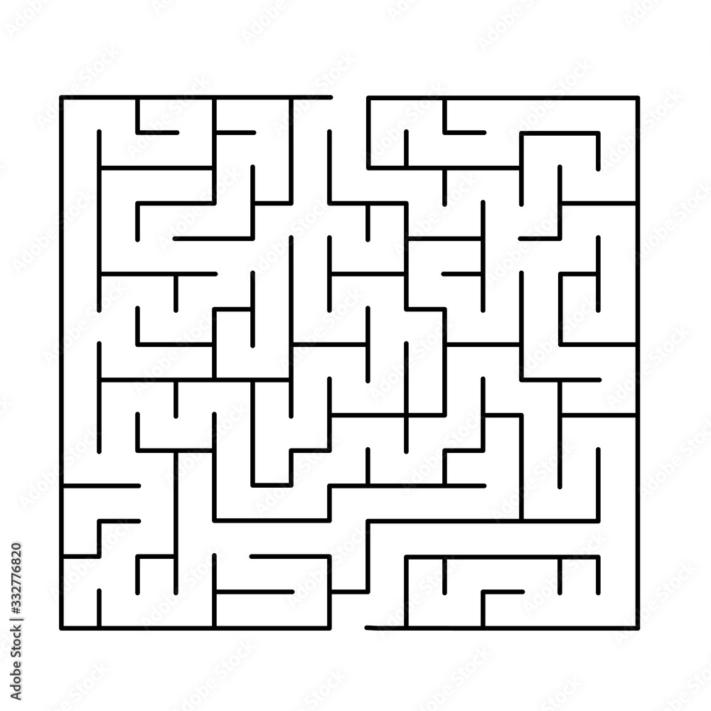 15x15 rectangular maze with no solution 15x15 rectangular maze with no solution