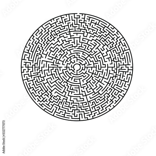 49 cell round maze with no solution