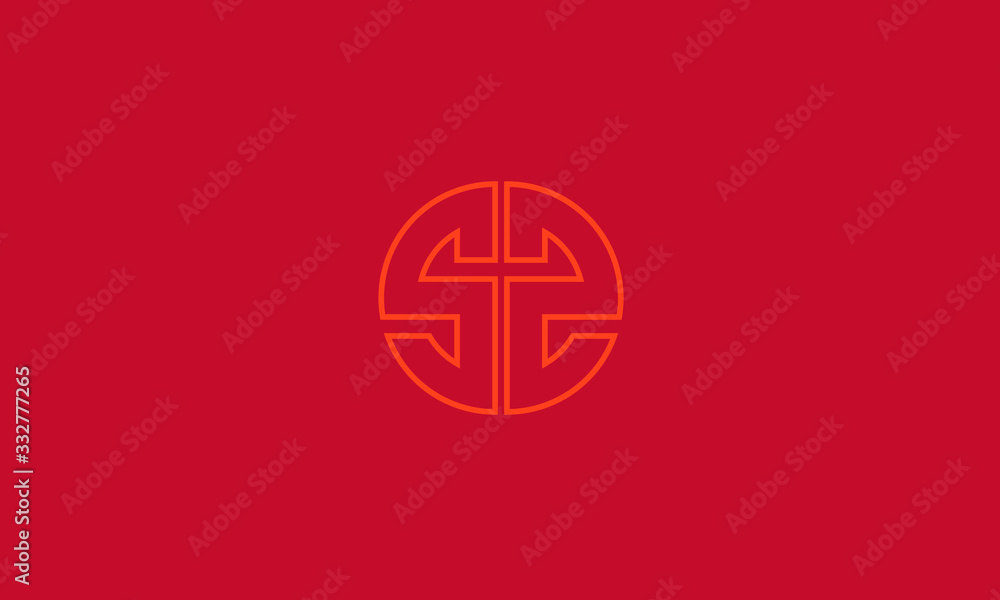 Obraz premium SS S Letter Logo Alphabet Design Template Vector