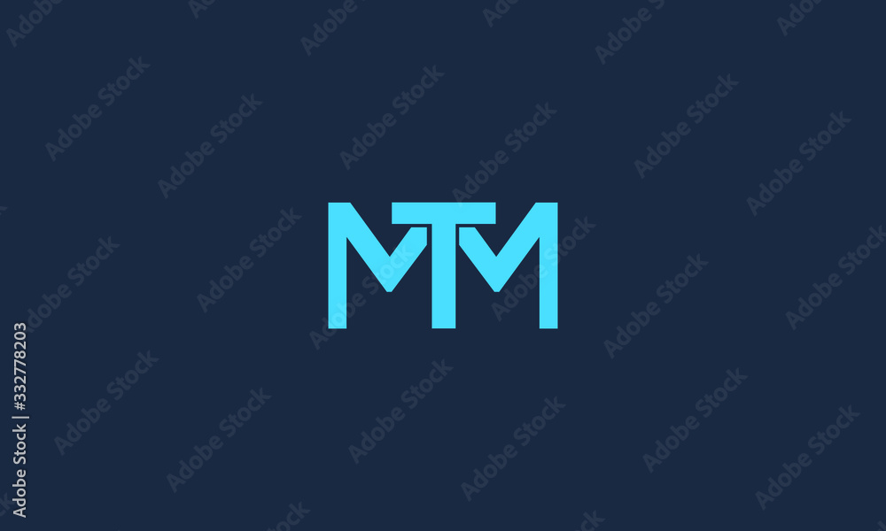 MTM Letter Logo Alphabet Design Template Vector MTM Letter Logo Alphabet Design Template Vector