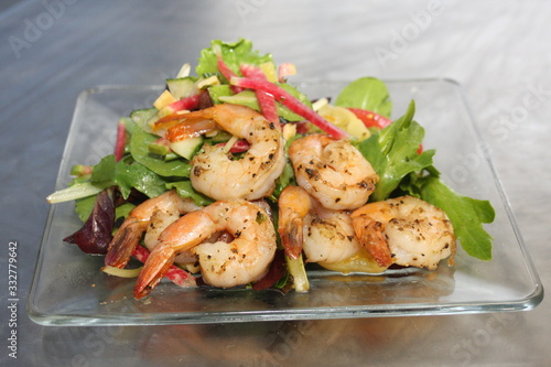 Grilled Shrimp Salad