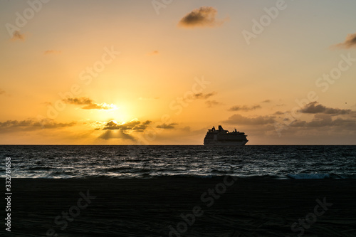 Cruise ship has arrived in South Florida as the 30-day suspension. © Satoshi Kina