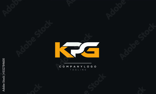 KPG Letter Logo Design Template Vector