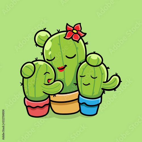 cartoon cactus character