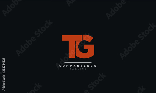 TG Letter Logo Design Template Vector