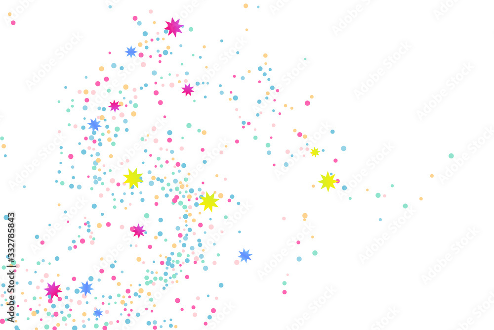 Colored confetti. Colored confetti.