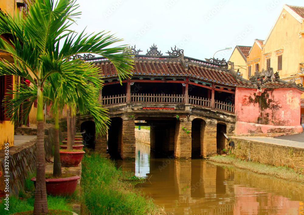 The Japanese Bridge in Hoi An, Vietnam, Asia The Japanese Bridge in Hoi An, Vietnam, Asia