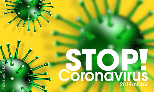Novel Coronavirus COVID-19 medical infection.Virus protection covid19 molecule on red. Dangerous asian ncov corona virus pandemic risk background design.