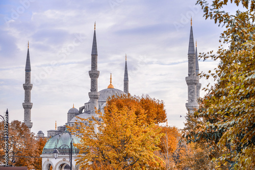 Photography View of Hagia Sophia, Christian patriarchal basilica, imperial mosque and now a