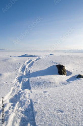 winter mountain landscape