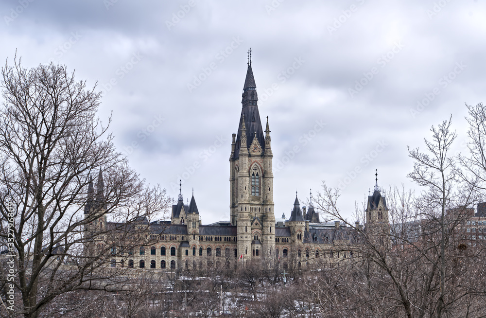 Canada''s Parliament Buildings on a cloudy day Canada''s Parliament Buildings on a cloudy day