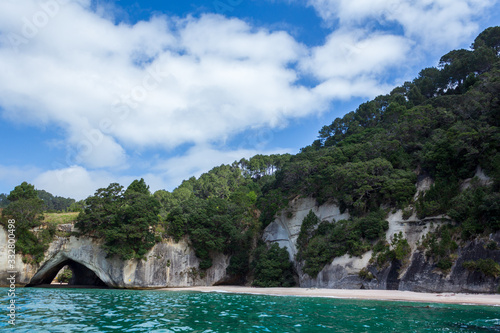 Cathedral Cove from Boat