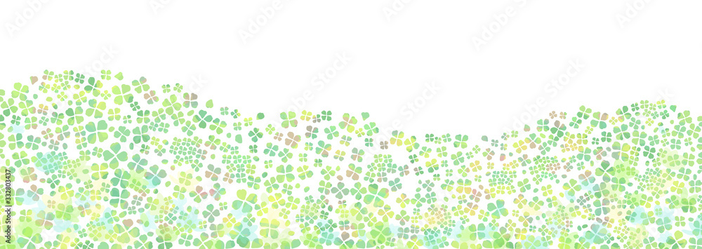 水彩風クローバーのさわやかな背景イラスト Vector De Stock Adobe Stock 水彩風クローバーのさわやかな背景イラスト Vector De Stock Adobe Stock